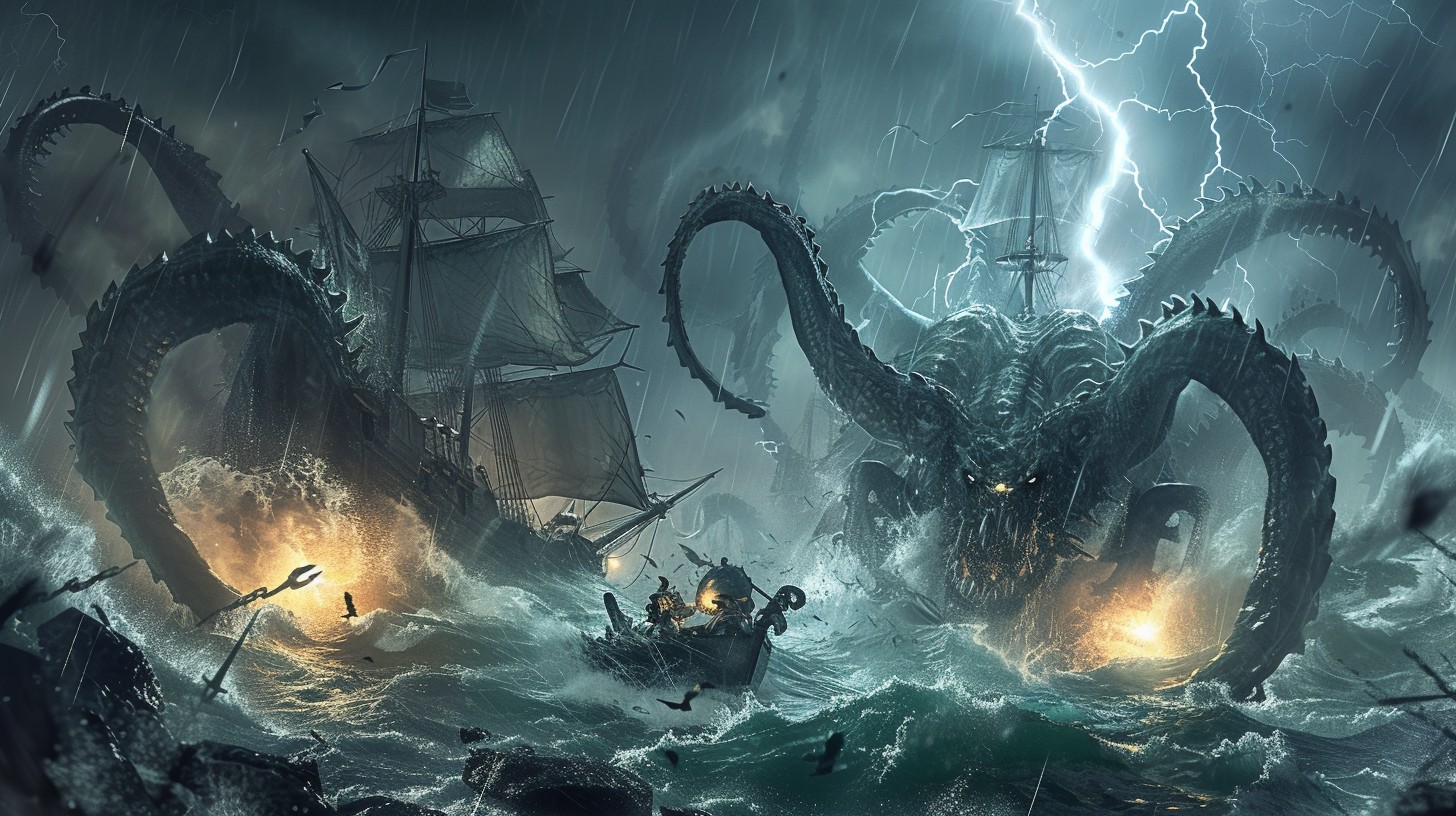 StockCake-Kraken Attacks Ship_1750707046