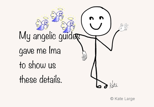 Message of how the angels gave Kate Ima Miracle Magnet to show energy moving.